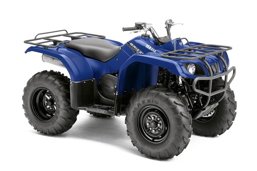 Yamaha YFM350 GRIZZLY 2X4 - SIMPLY WON'T LET YOU DOWN:
Built with one goal in mind: easing the workloads of those in tough outdoor environments. The YFM350 GRIZZLY 2x4 delivers high torque at low RPM, giving you confidence on steep, downhill gradients.